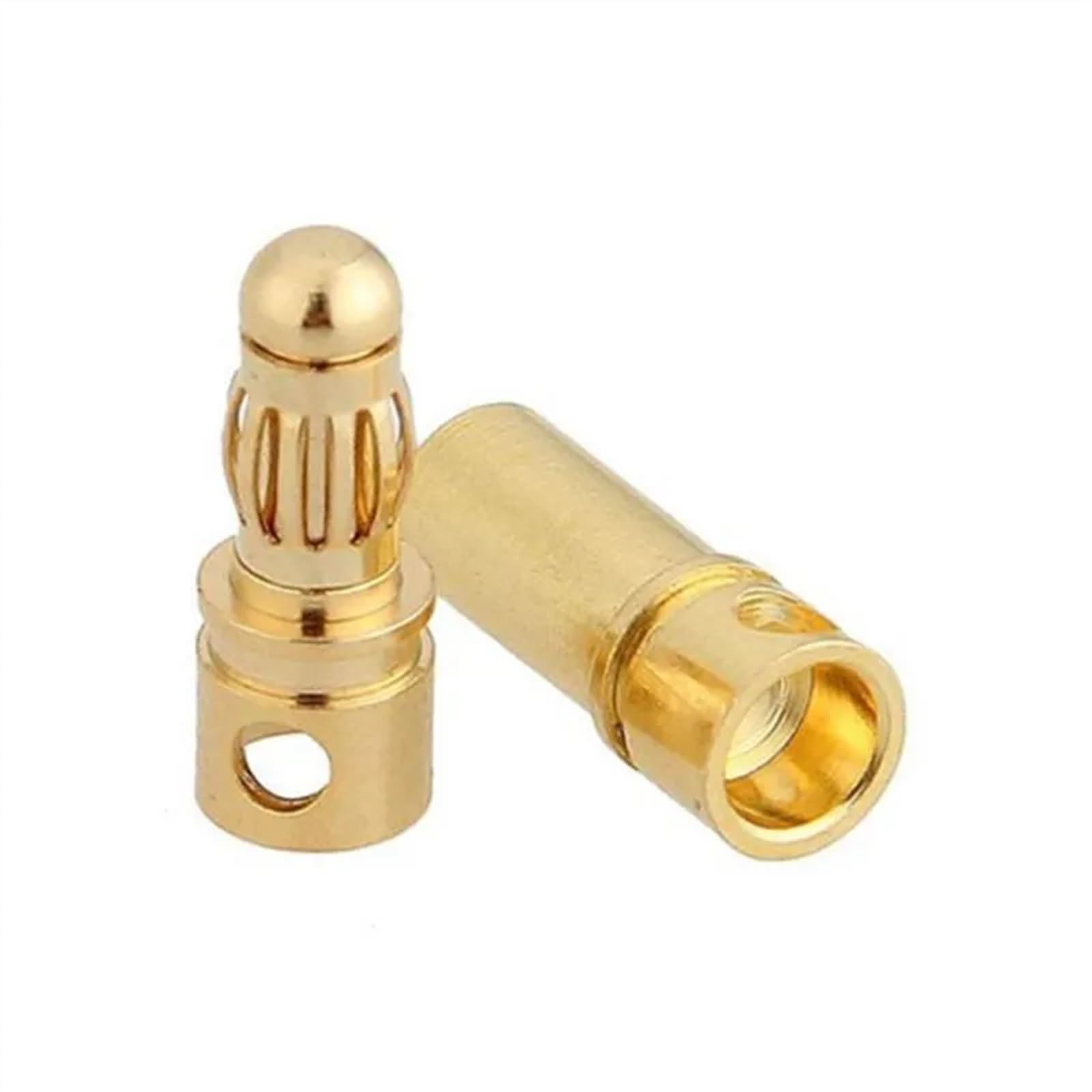Connecteur Banane plaqué Or, 50 Paires, 2mm 3mm 4mm 5mm 5.5mm 6mm 6.5mm 8mm, fiche à Balle, Courant élevé(8.0mm)