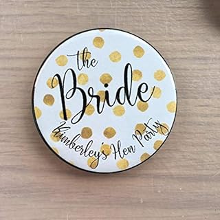 Black & Gold Hen Party badges, Wedding Badge, Bride badge, Hen Night Badges, Bride Badge, Bridesmaid Badge, Hen Do Favour, Bride to Be Badge