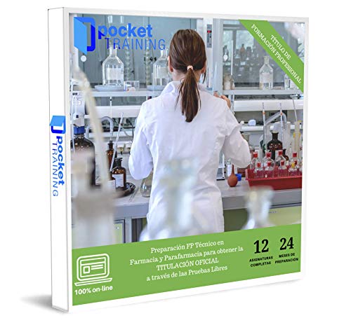 Pockettraining | Curso Online y Guía de Formación | Curso Preparatorio Para las Pruebas Libres de FP Técnico en Farmacia y Parafarmacia | Formación Profesional