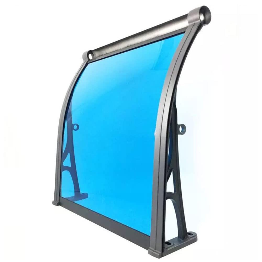 Auvent de porche moderne en polycarbonate idéal pour abriter le patio et le jardin