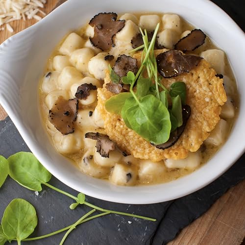 Schwarze Trüffelscheiben 190g – Konservierte Trüffel in nativem Olivenöl extra - Wird in Restaurants und von professionellen Köchen verwendet - Umbria Artisan Product