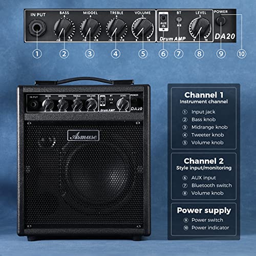 Asmuse 1027421 Electric Drum Amp 35W thumb #1