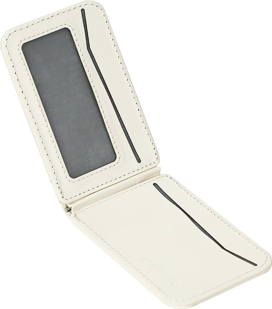 ZERODAMAGE SAHARA CASE SaharaCase Venture Series Wallet for iPhone, Compatible with MagSafe, Doubles as a Kickstand, Precision-Cut Slots (White)