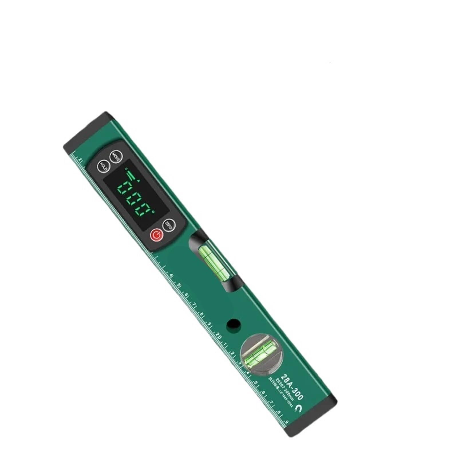 1 goniometro digitale ad alta precisione con display a LED, inclinometro, righello a bolla magnetica da 0 a 90°(500mm)