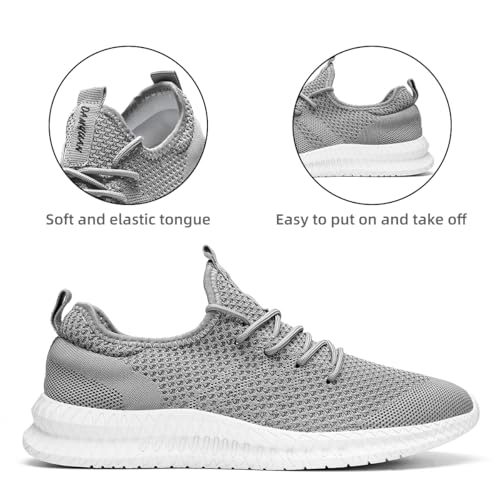 Image of Running Shoes for Women Slip On Tennis Walking Sneakers Sport Fashion Casual Workout Gym Athletic Hiking Nurse Non Slip Lightweight Breathable Trainers