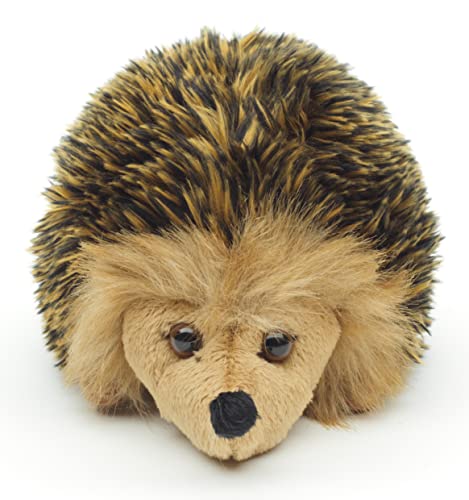 Uni-Toys - Igel Gold-braun - 15 cm (Länge) - Plüsch-Waldtier - Plüschtier, Kuscheltier