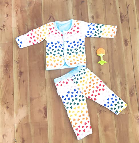 Image of REVOLTEK Baby Long Sleeve Winter swetashirt hoodie coat warm pants Dress snowsuit Sleep Suit for Boys and Girls Pack of1