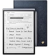 iFLYTEK AINOTE Air 2, 8.2-Inch E Ink Tablet with Blue Folio Case | Digital Notebook with AI note ...