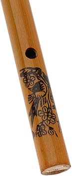 Amazon | Almencla 竹製 尺八 縦笛 贈り物 木管楽器 伝統的な