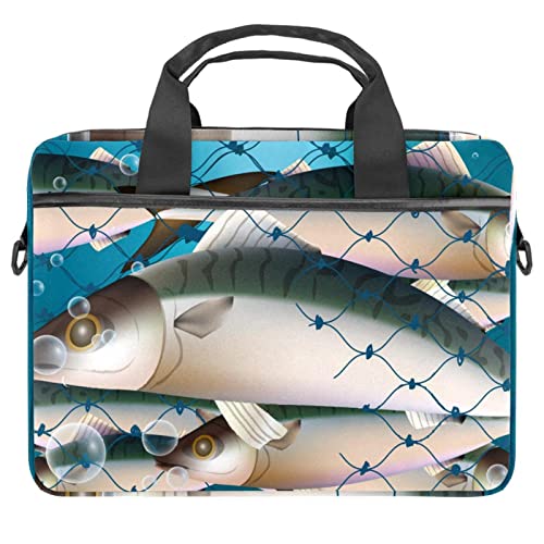 Bolsa para portátil de 14 pulgadas que soluciona los golpes diarios con estilo tropical