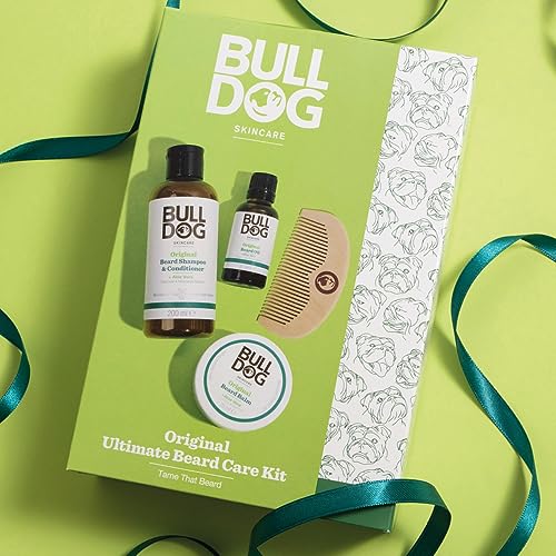 BULLDOG SKINCARE - Ultimate Beard Care Giftset for Men | Beard Shampoo & Conditioner, Beard Balm, Beard Oil and Comb - Image 6