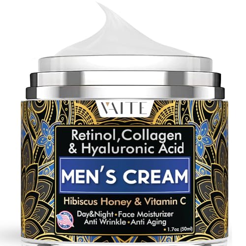 VAITE Mens Face Skin Moisturizer with Collagen,
