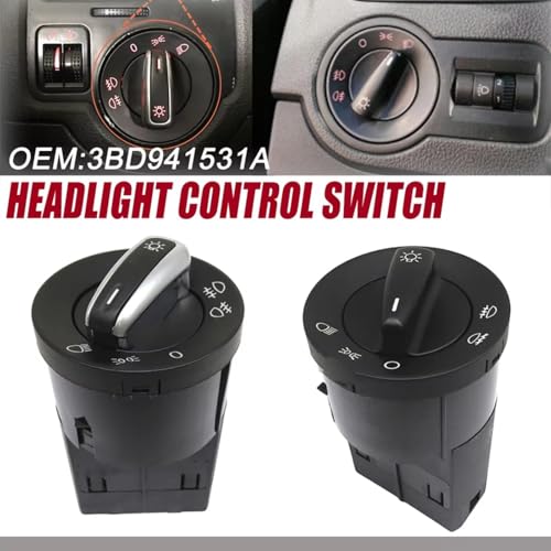 Interruptor control faros para renovar salpicadero de Golf y Jetta con luz antiniebla Mk4 5