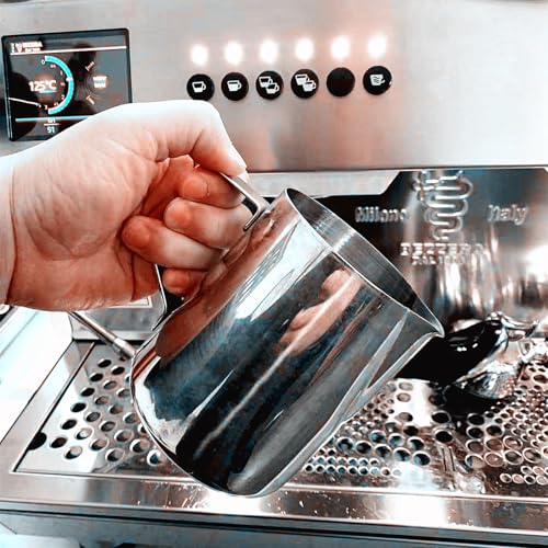 Stainless Steel Milk Frothing Pitcher 20oz for Latte Art & Cappuccino