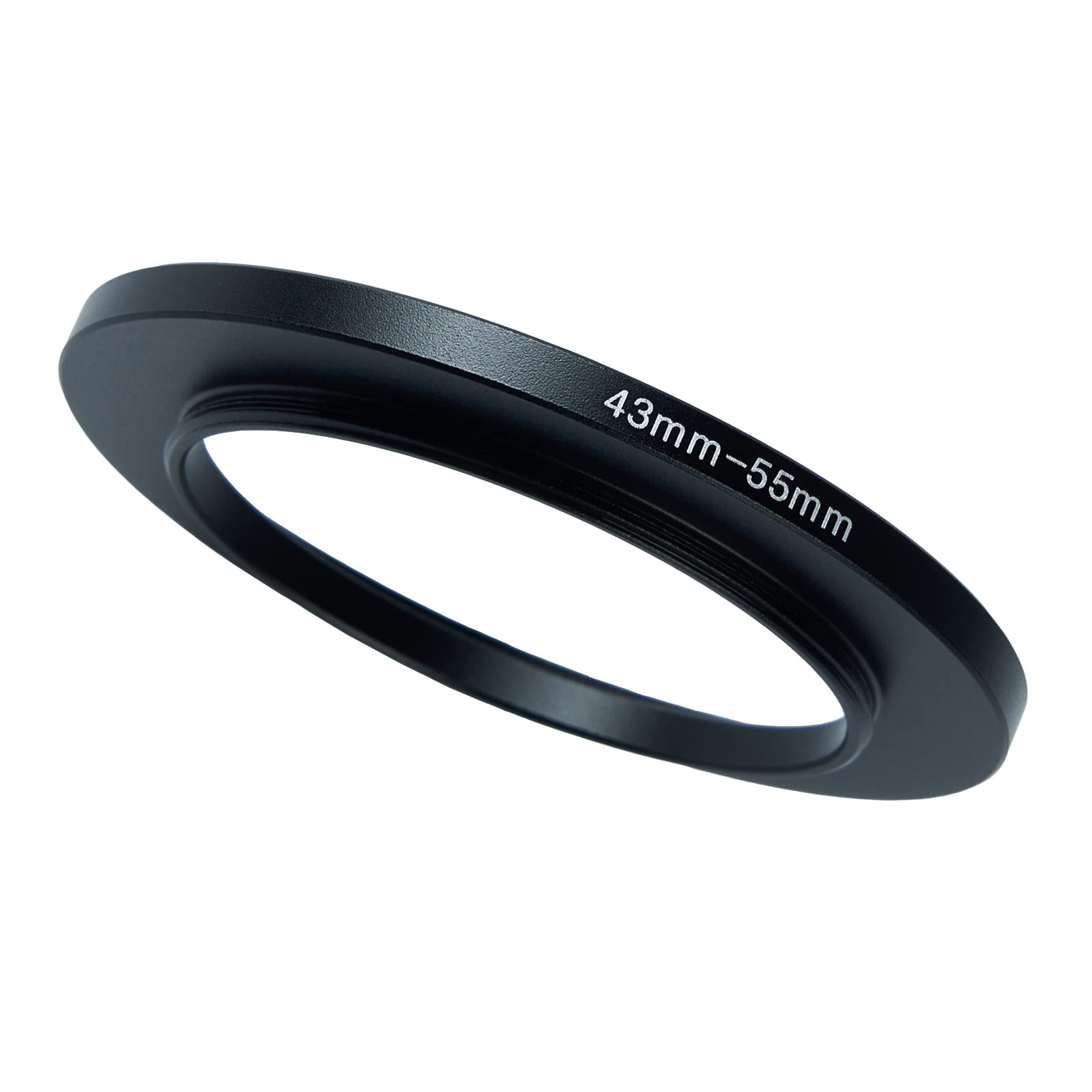 43mm to 55mm Step-Up Ring Filter Adapter for All Brands UV ND CPL Metal Ring Step-Up Rings Adapter Filter (43mm-55mm)