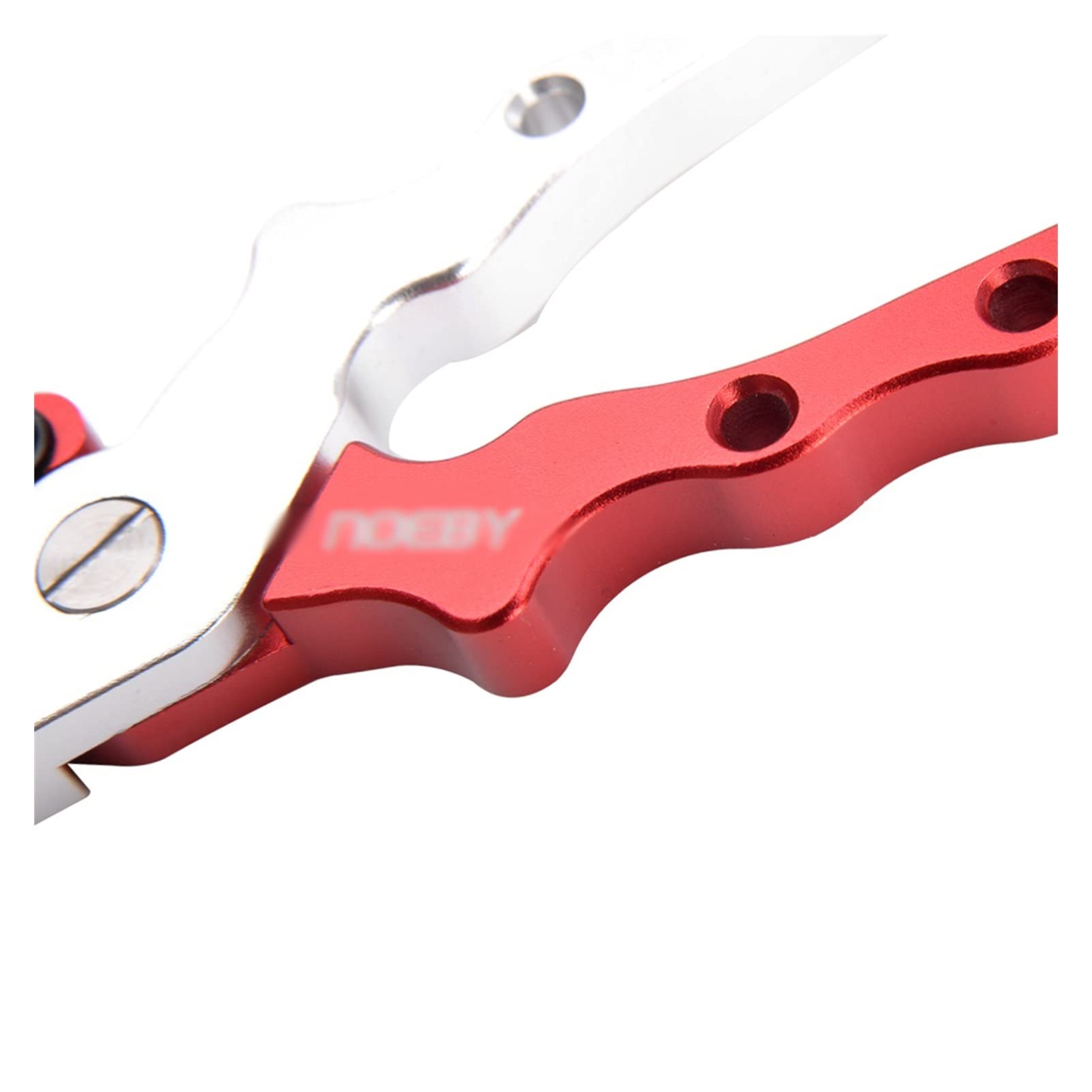 Pinze da Pesca Pinze da Pesca in Acciaio Inox Multi-Funzionale Strumenti da Pesca in Acciaio a tungsteno Pinze for Ganci da Pesca da Pesca 175mm / 81g Ganasce Multifunzione (Color : Hong se)