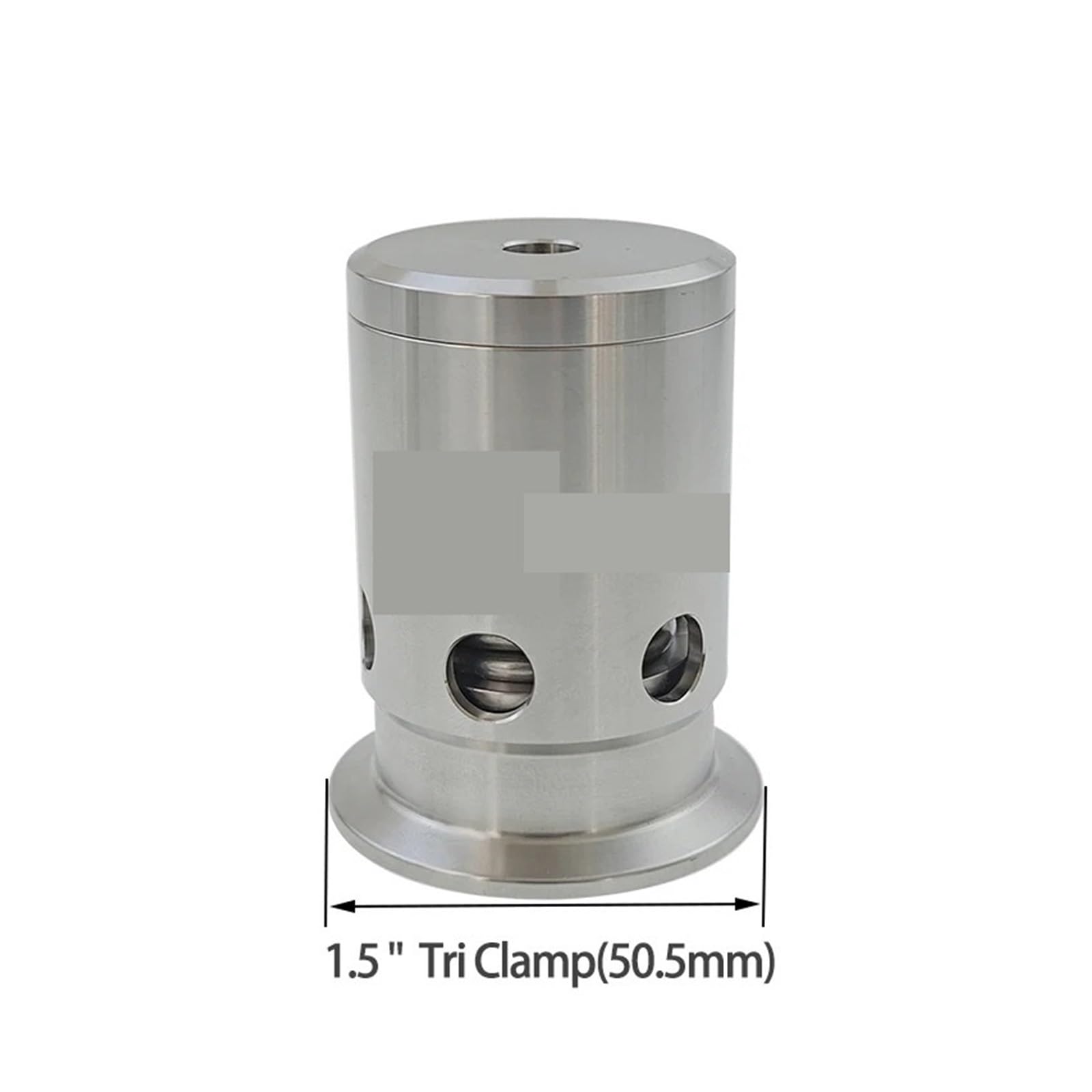 1 STÜCKE 1,5 "2" Tri Clamp Sicherheitsventil SUS304 Edelstahl Einstellbare Druckminderer Fermenter Vakuumventil 0-3bar(2",3bar)