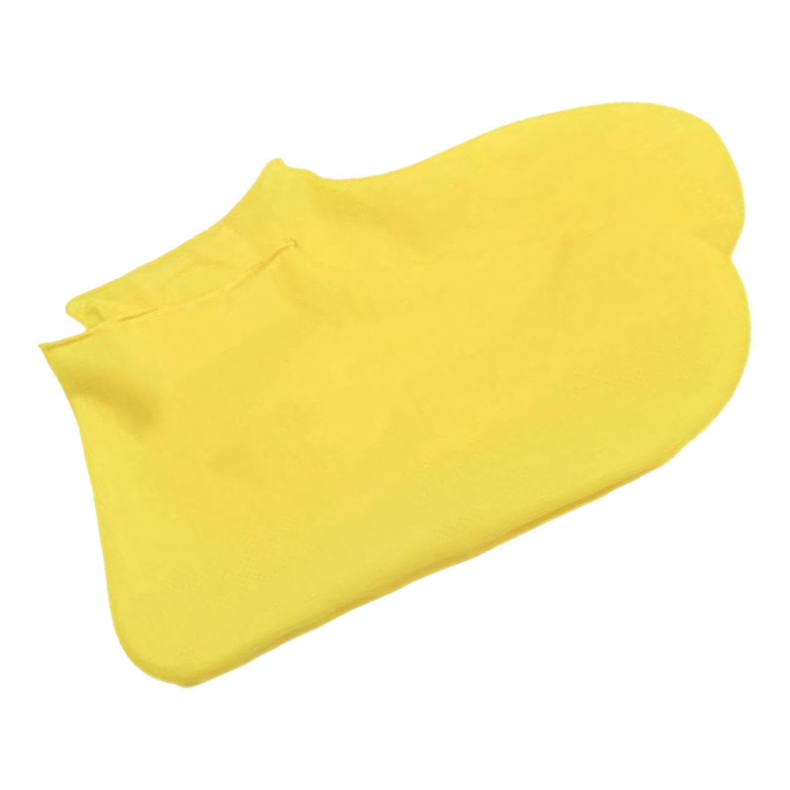 Rain Boots Latex Snow Boots Rain Shoe Covers for Adults Kids Cycling Fishing Yellow L|Sporting Goods | Cycling Shoes & Shoe Covers |1 Pair Waterproof Rain Shoe Covers-picture-16