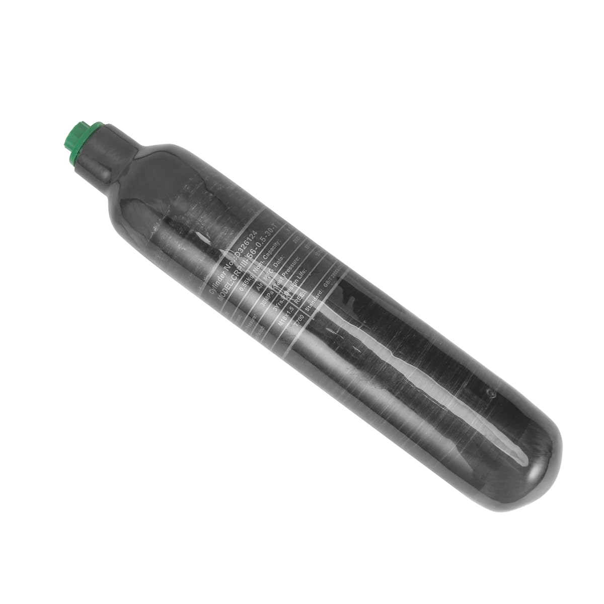 Carbon Fiber HPA Paintball Tank Compressed Air System(Empty Bottle) (31 Cu in / 4500 PSI)