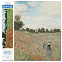 DIAMOND DOTZ DD12.048 Poppy Fields (Apres Monet)- 66 X 50CM (26 X 19.7)