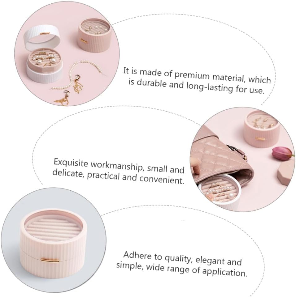 GALPADA Creative Jewelry Box for Earrings Portable Pink Hips Xmas Gift image 4