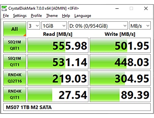 Timetec 1TB SSD 3D NAND SATA III 6Gb/s M.2 2280 NGFF 512TBW Read Speed Up to 550MB/s SLC Cache Performance Boost Internal Solid State Drive for PC Computer Laptop and Desktop (1TB) - Image 7