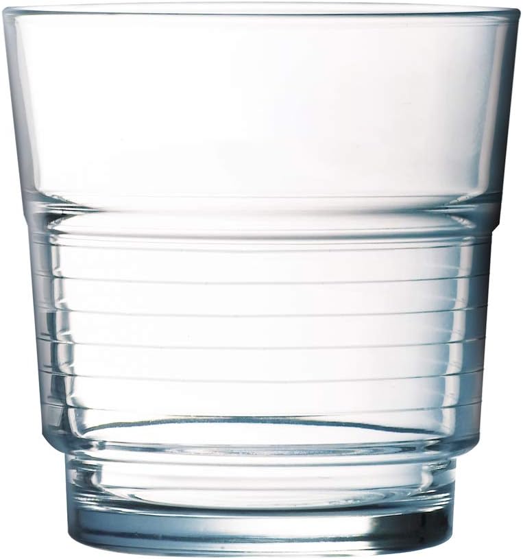 Lot De 6 Verres à Bière Arcoroc Nonic Empilables - 340 Ml, Verres Robustes