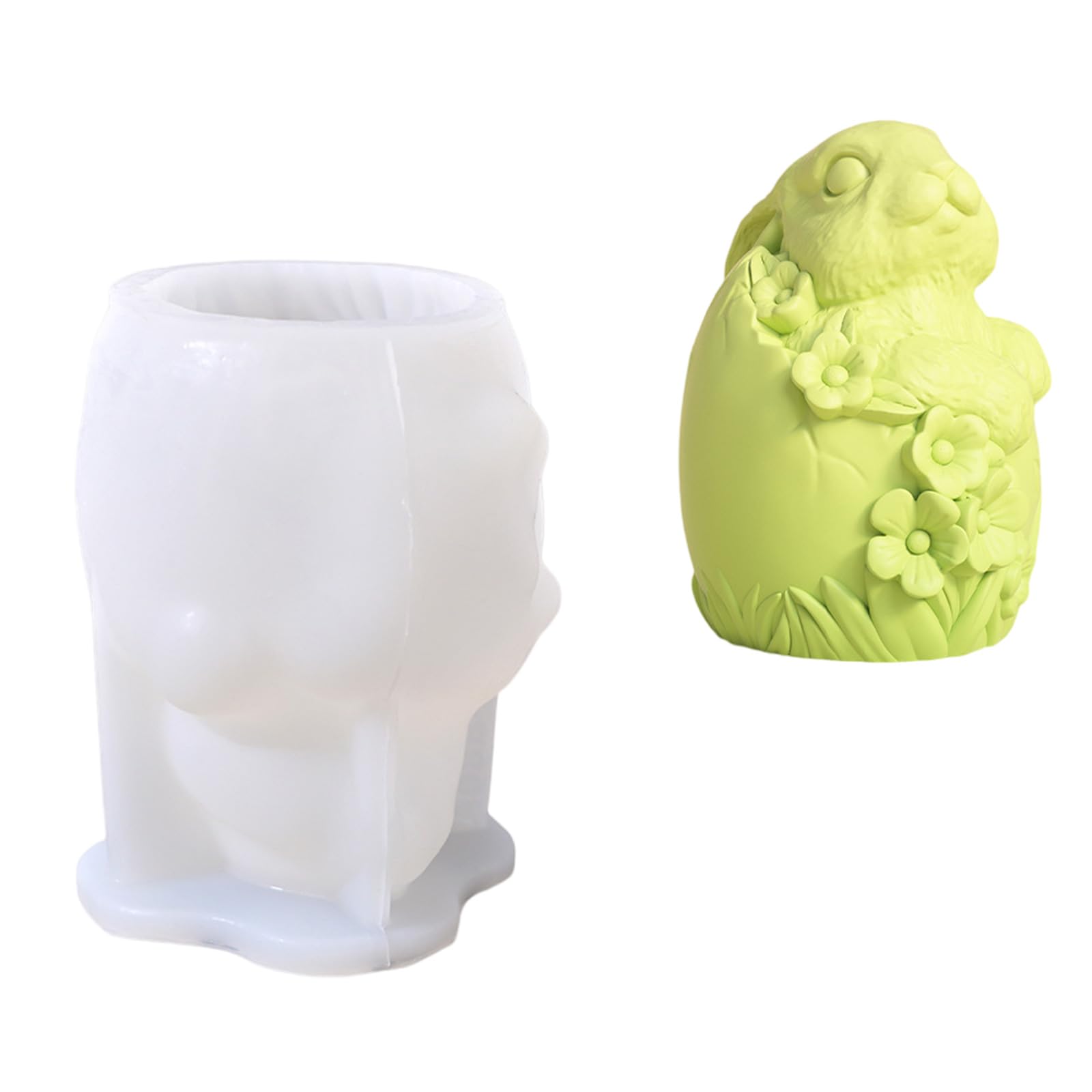 Kalttoy Bunnies Animal Statue Silicone Molds for Soap Epoxy Resin Silicone Molds for Art Craft Project Craft