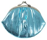 clip verschluss schmuck Im Detail: Granny Metallic Serie, Designer Farbbezeichnung Dust Blue, Innenfutter 100% Baumwolle, Farbe des Innenfutters variiert. Obermaterial 100% Aalleder. Metallverschluss. Breite: 18 cm, Höhe: 13 cm, Tiefe: 2 cm