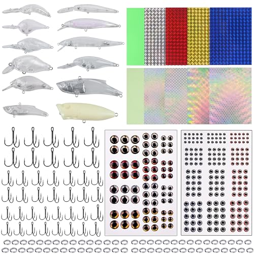 Kit de fabrication d'appâts de pêche crankbaits minnow hard bait kit