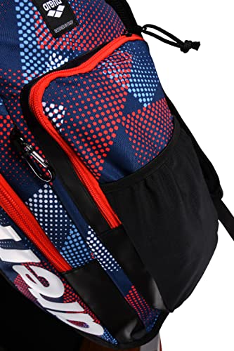 Image of ARENA Spiky III Backpack 45 Swimming Athlete Sports Gym Rucksack Large Training Gear Equipment Swim Bag for Men and Women, 45 Liters, Halftone