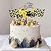 Ohaoduo Motorrad Tortendeko, Schwarz Gold Cake Topper Motorrad, Tortenaufsatz aus Acryl Kuchenaufsatz für Männer Happy Birthday Kuchen Topper Geburtstagstorte Dekoration Kuchendeco Junge