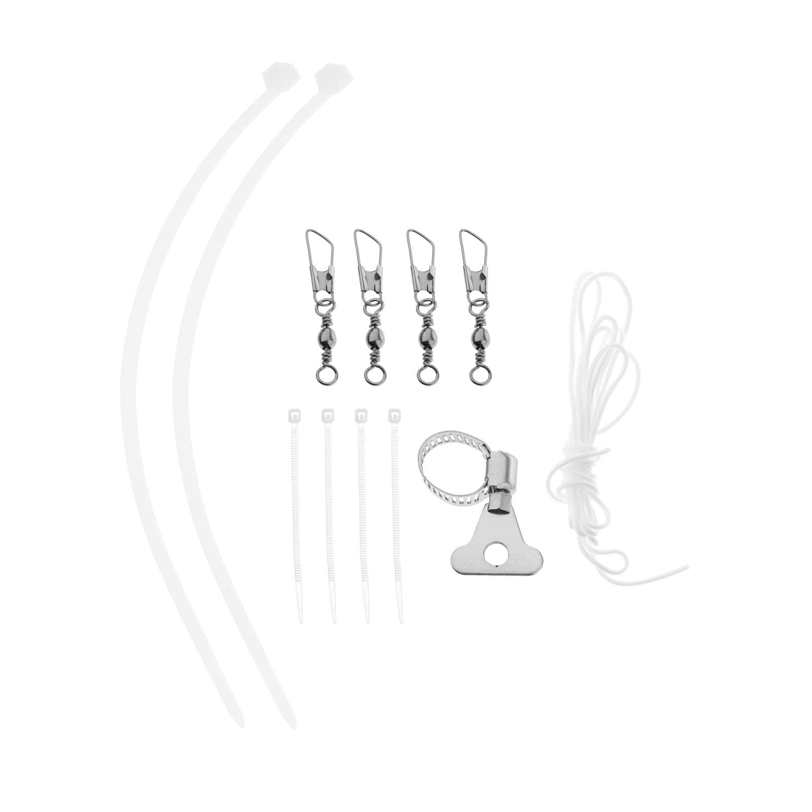 CLUB BOLLYWOOD® Pole Hardware Parts Repair Halyard Rope and 4 PCS Metal Hook Clips|Home & Garden | Yard, Garden & Outdoor Living | Garden D?©cor |1 Piece Pole Hardware Parts Repair Kits-picture-18