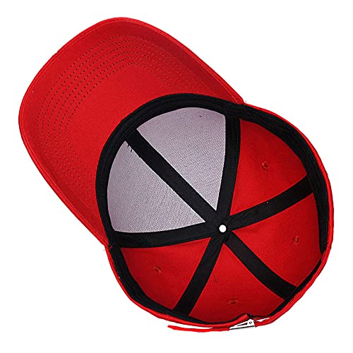 For Maserati Hat Car Logo Racing Apparel Adjustable Baseball Caps Travel Cap Racing Motor Hat Fit Maserati Accessories (Red) #TOP2