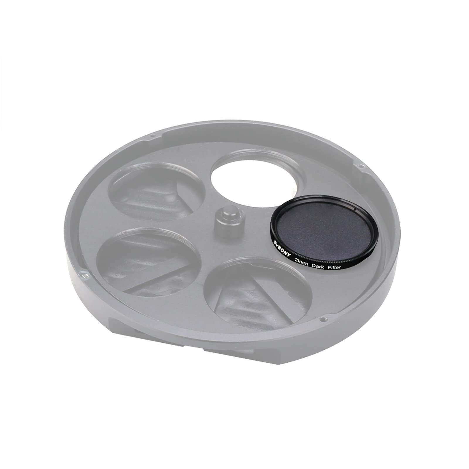 Svbony SV164 Filtre 2 Pouces Noir pour Télescope Astrophotographie Filtre pour Éliminer Pixels Chauds et Bruit de Caméra (2in)