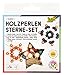 folia 22521 - Holz-Perlen Sterne Set  en las günstig Kaufen-folia 22521 - Holz-Perlen Sterne Set