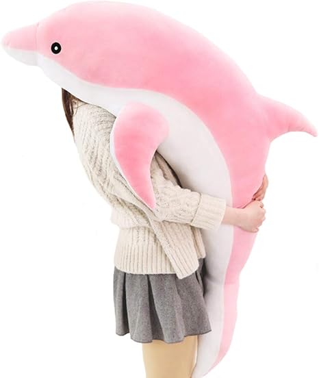 Amazon Co Jp イルカ ぬいぐるみ 特大 おもちゃ 抱き枕 可愛い 気持ちいい抱き枕 背もたれクッション 横向き寝 腰枕 動物 かわいい ふわふわで癒される イルカぬいぐるみ 柔らか 心地いい 子供 おもちゃ 成人祝い バレンタイン デー お誕生日 クリスマス 七夕 ギフト