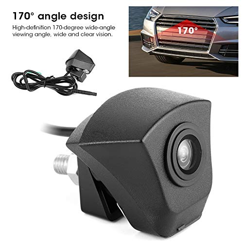 Qiilu Car Front View Camera, CCD Front View Camera Logo Embedded Waterproof Night Vision Monitor Fit for A4 A5 A6 A7 Q5 Q7 - Image 4