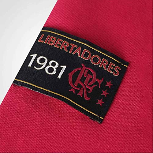 Braziline LIB 81 Zico, Camiseta Masculino, Preto+Vermelho, M
