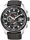 Citizen Herren Analog Eco-Drive Uhr mit Lederarmband