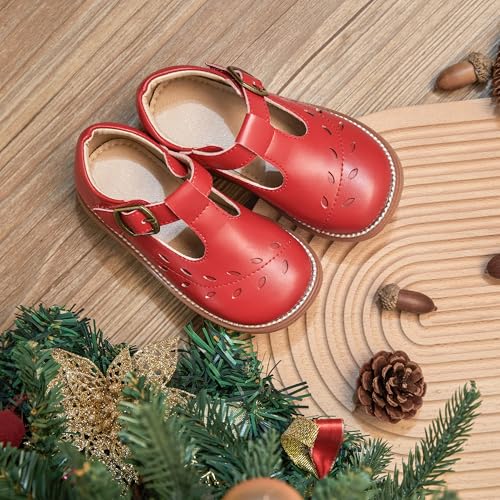 Image of Otter MOMO Toddler /Little Girls Mary Jane Slip-on School Uniform Party Dress Shoes