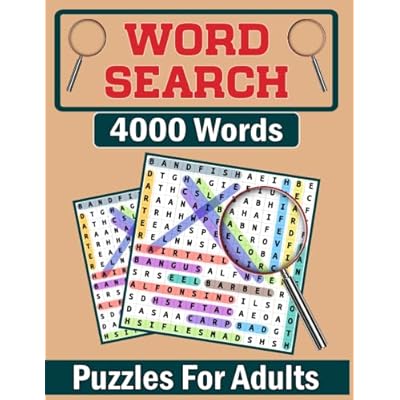Word Search Puzzles For Adults