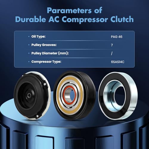 Image of ECCPP AC Compressor Clutch Kit for Acura TLX L4 2.4L 2015-2020