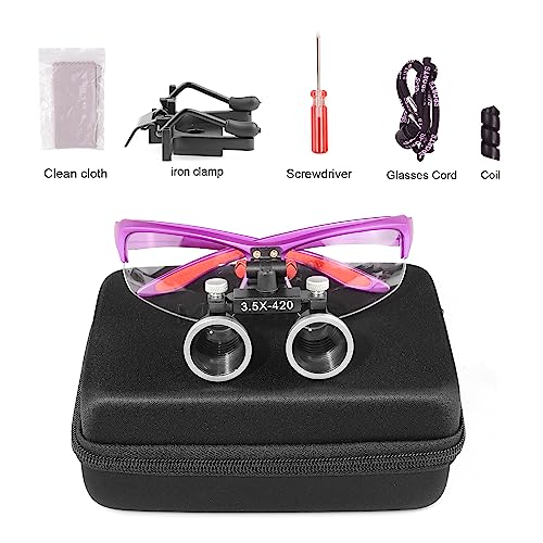 Orilao OL-117 Loupes 2.5X 3.5X Magnification Binocular Magnifier Optical Glass Lens thumb #3