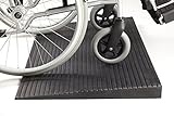 The Ramp People 5cm Rubber Threshold Wheelchair Scooter Kerb Ramp (50mm high x 500mm Long x 1000mm Wide 11.8kg)