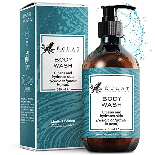 Gel para Baño Eclat – Gel con Romero Natural y un Toque de Manteca de Karité que Hidrata con Sensación Suave y no Grasosa para Mujeres y Hombres