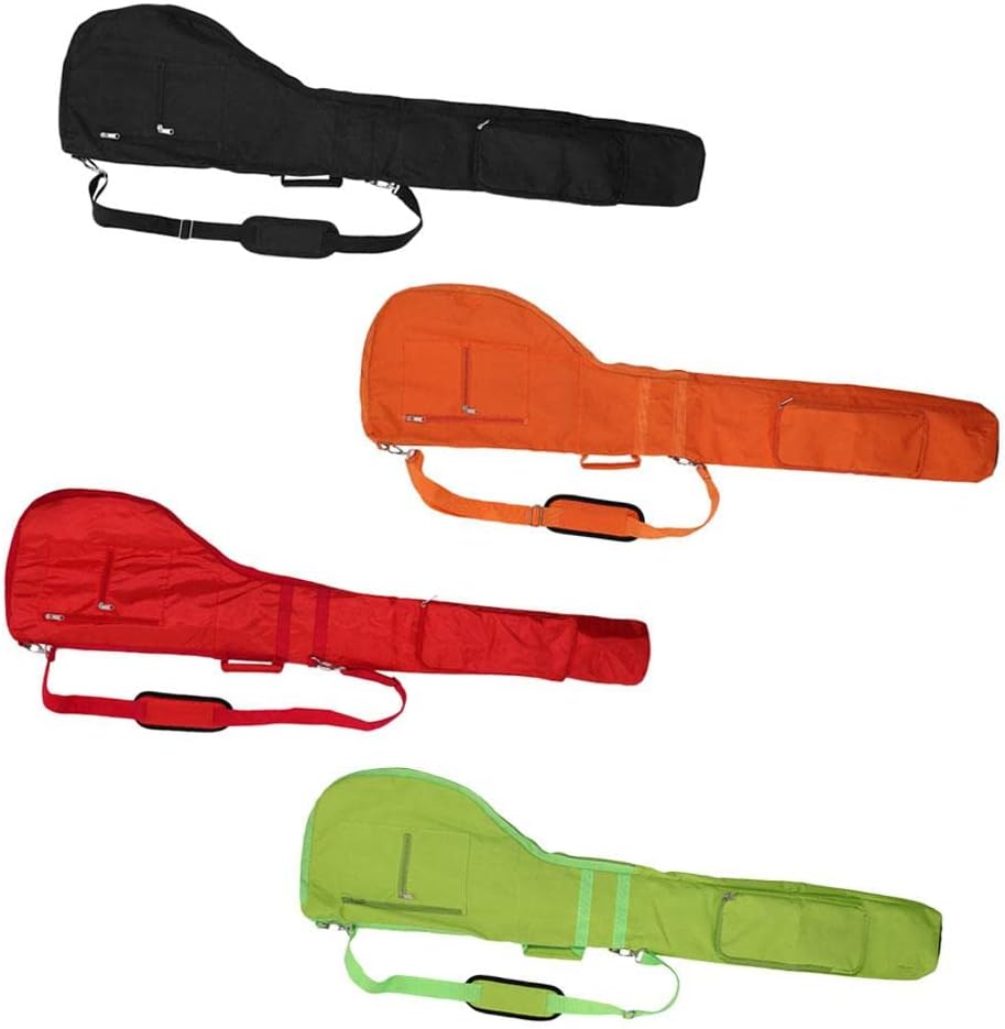 Bag with Adjustable Shoulder Strap Golf Club Carry Case Lightweight Nylon Golf Ball Pouch Wear-Resistant Suitable for Training, Green