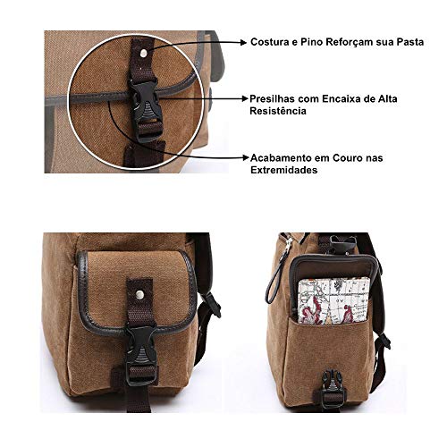 Bolsa Tiracolo Masculina Mensageiro Transversal Carteiro