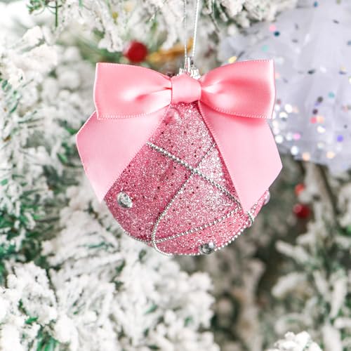 Rainbow Pana Pacote com 120 laços rosa, laços torcidos para sacos de petiscos, laços de fita de ceti