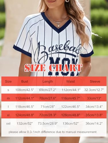 Baseball Mom Shirt Woman Sequin Baseball Game Day Shirts Baseball Season Tee Casual Short Sleeve Tops3